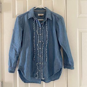 Pilcro Anthropologie Denim Buttondown Shirt